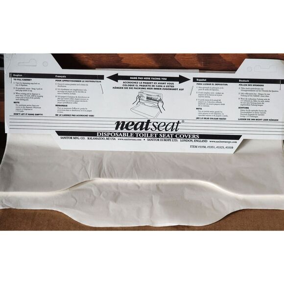 sanitor Other - New Sanitor NeatSeat Disposable Toilet Seat Cover Refills 4 Packs 500 Pieces